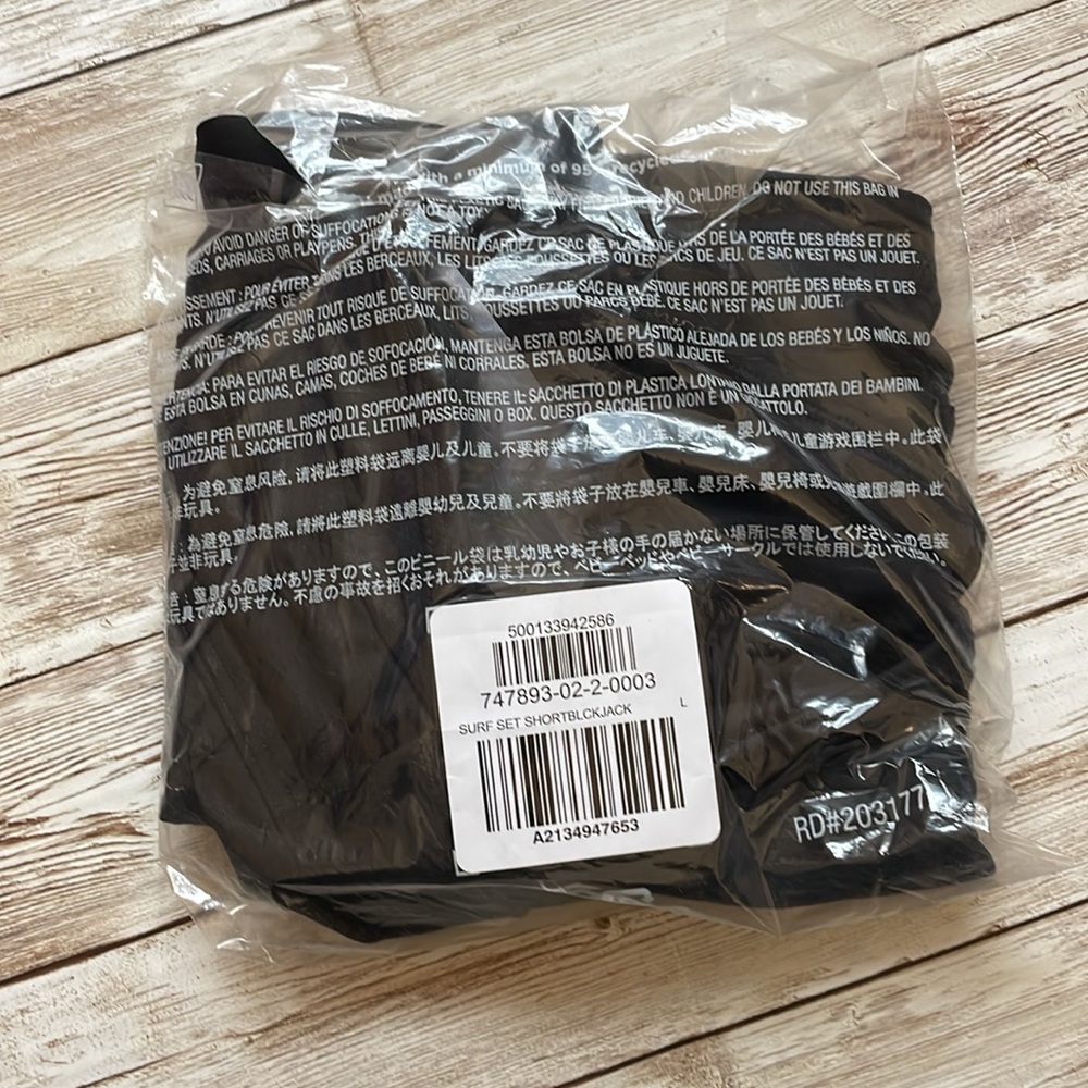 🆕 Old Navy Women’s High-Waisted Matte Swim Shorts Black L 12-14 - Picture 11 of 15